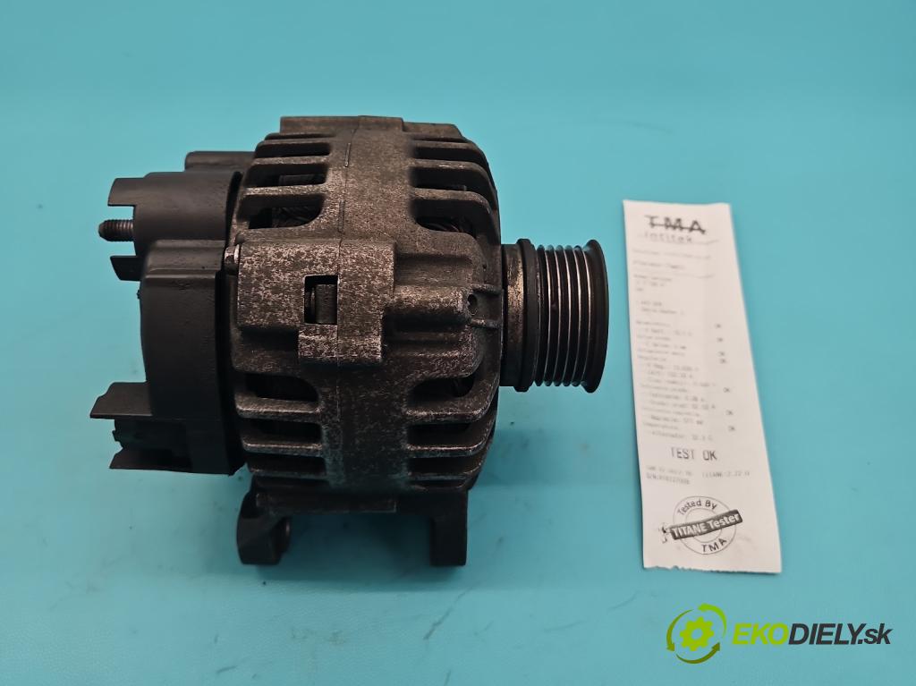 Dacia Duster I 2010-2018 1.6 16V 105 HP manual 77 kW 1598 cm3 5- Alternator 8200810621C (Alternátor)