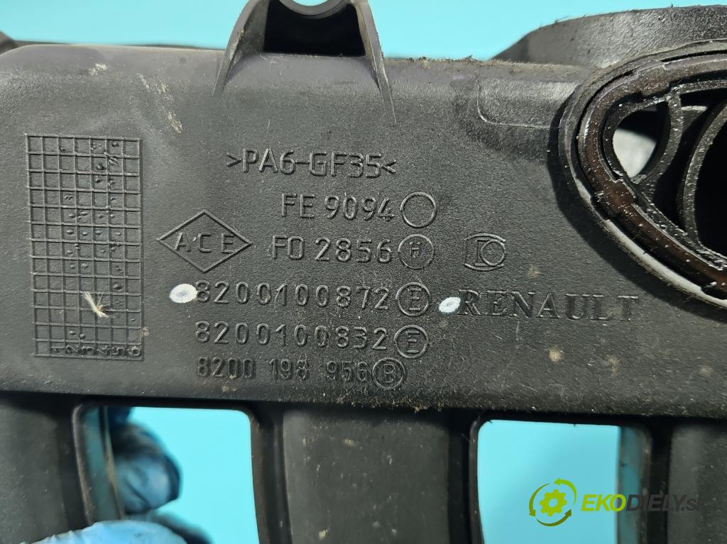 Dacia Duster I 2010-2018 1.6 16V 105 hp manual 77 kW 1598 cm3 5- potrubí sací 8200100872 (Sací potrubí)