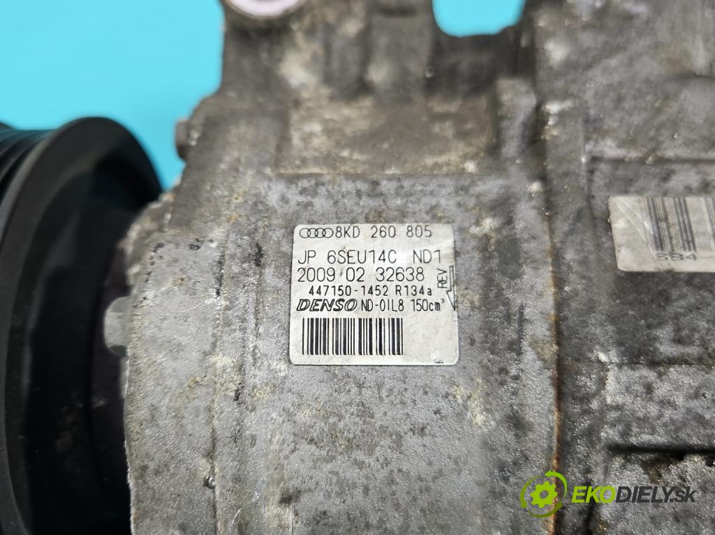 Audi A5 8T 2007-2016 2.0 TFSI 211KM automatic 155 kW 1984 cm3 2- Kompresor: klimatizácie 8KD260805 (Kompresor klimatizácie)