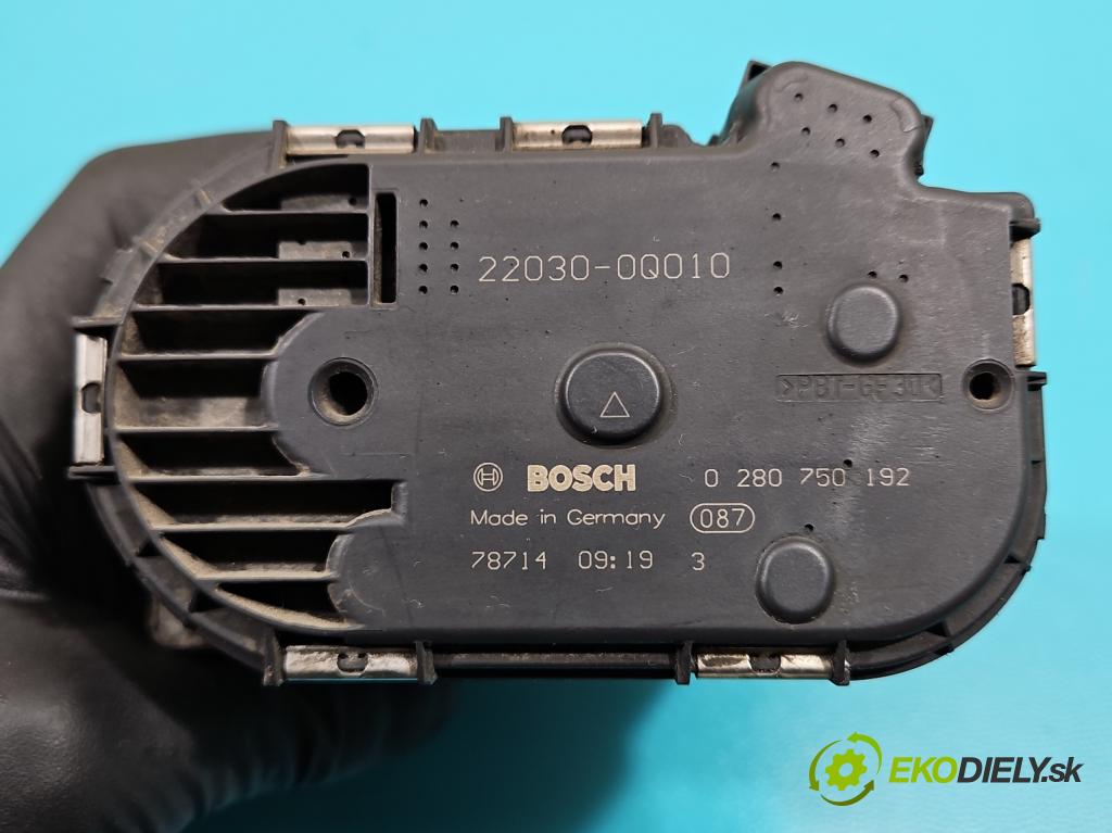 Toyota Yaris II 2005-2011 1.0 vvti 69KM manual 51 kW 998 cm3 5- klapka 22030-0Q010 (Škrtiaca klapka)