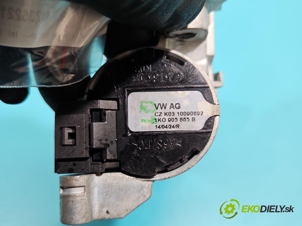 Skoda Octavia II 2004-2013 1.9 tdi (BKC) 105 HP manual 77 kW 1896 cm3 5- Spínačka 1K0905851 (Spínacia skrinka)