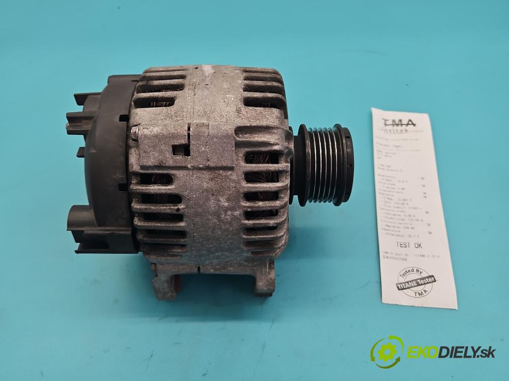 Skoda Octavia II 2004-2013 1.9 tdi (BKC) 105 HP manual 77 kW 1896 cm3 5- Alternator 06F903023C (Alternátor)
