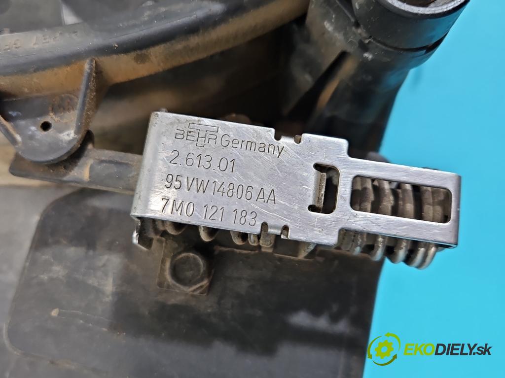 Vw Sharan I 1995-2010 1.9 tdi 90 HP manual 66 kW 1896 cm3 5- Ventilátor chladiča 7M0121207