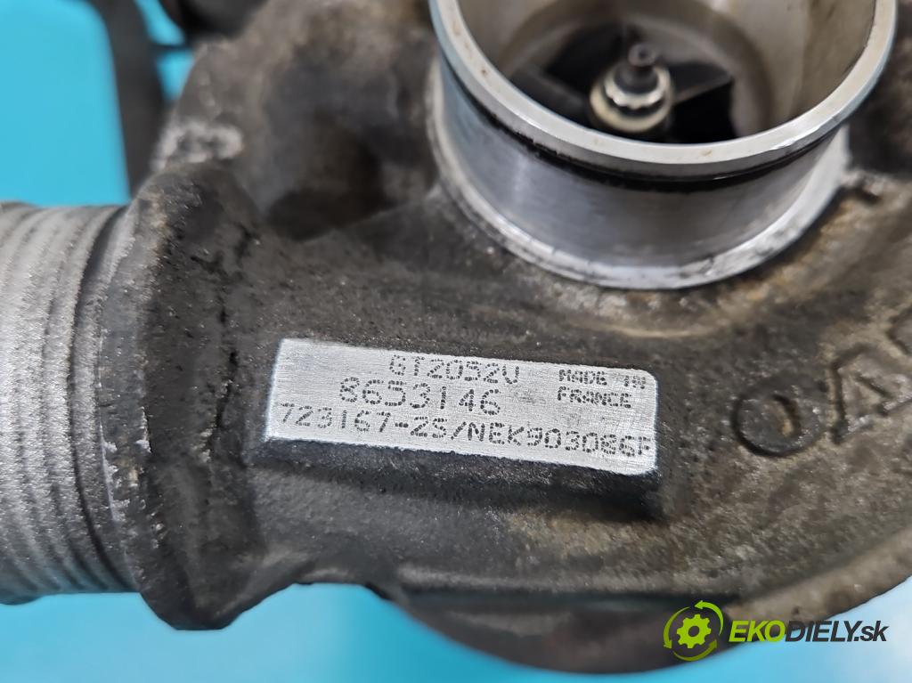 Volvo S60 I 2000-2010 2.4 D5 163 hp manual 120 kW 2401 cm3 4- Turbodmychadlo 723167-2 (Turbodúchadla (kompletní))