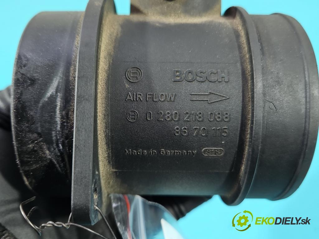 Volvo S60 I 2000-2010 2.4 D5 163 HP manual 120 kW 2401 cm3 4- průtokoměr: 0280218088 (Váha vzduchu)