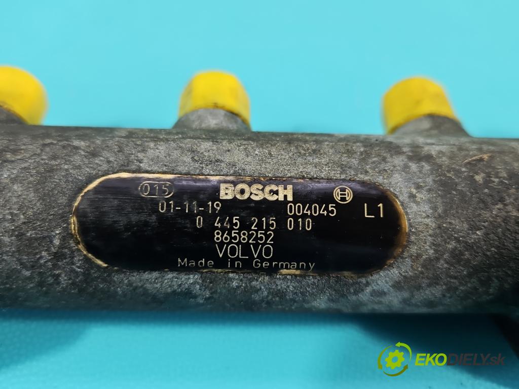 Volvo S60 I 2000-2010 2.4 D5 163 HP manual 120 kW 2401 cm3 4- lišta vstrekovacia 0445215010 (Vstrekovacia lišta)