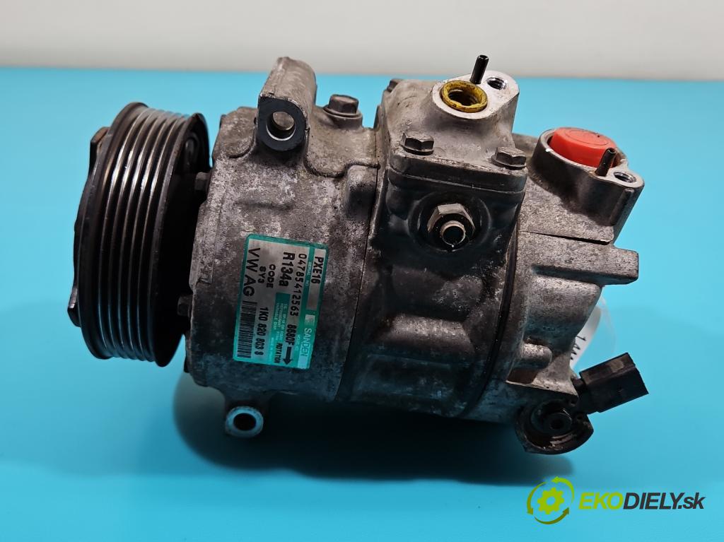 Skoda Octavia II 2004-2013 1.9 tdi (BKC) 105 HP manual 77 kW 1896 cm3 5- Kompresor: klimatizácie 1K0820803S (Kompresor klimatizácie)