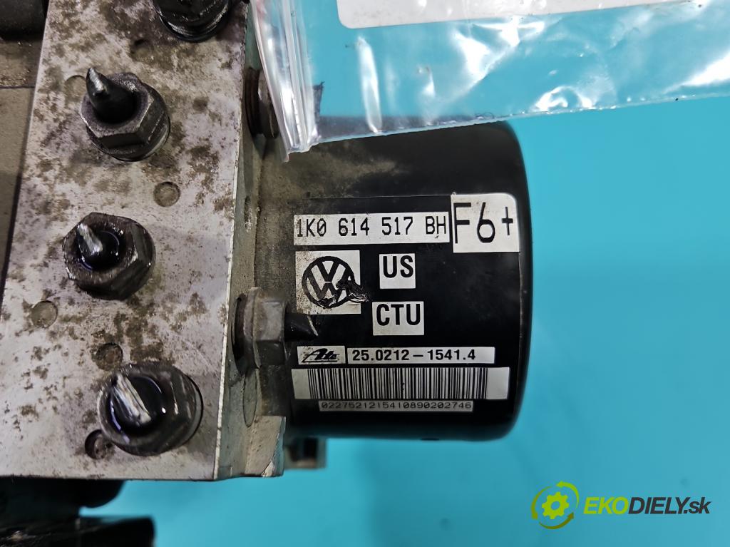 Vw Golf VI 2008-2013 1.6 tdi 105 HP manual 77 kW 1598 cm3 5- čerpadlo abs 1K0907379AJ (Pumpa ABS)