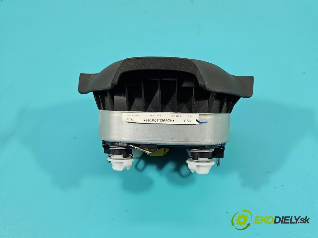 Vw Golf VI 2008-2013 1.6 tdi 105 HP manual 77 kW 1598 cm3 5- airbag vzduch: Řidiči: 1KM880201 (Airbag)