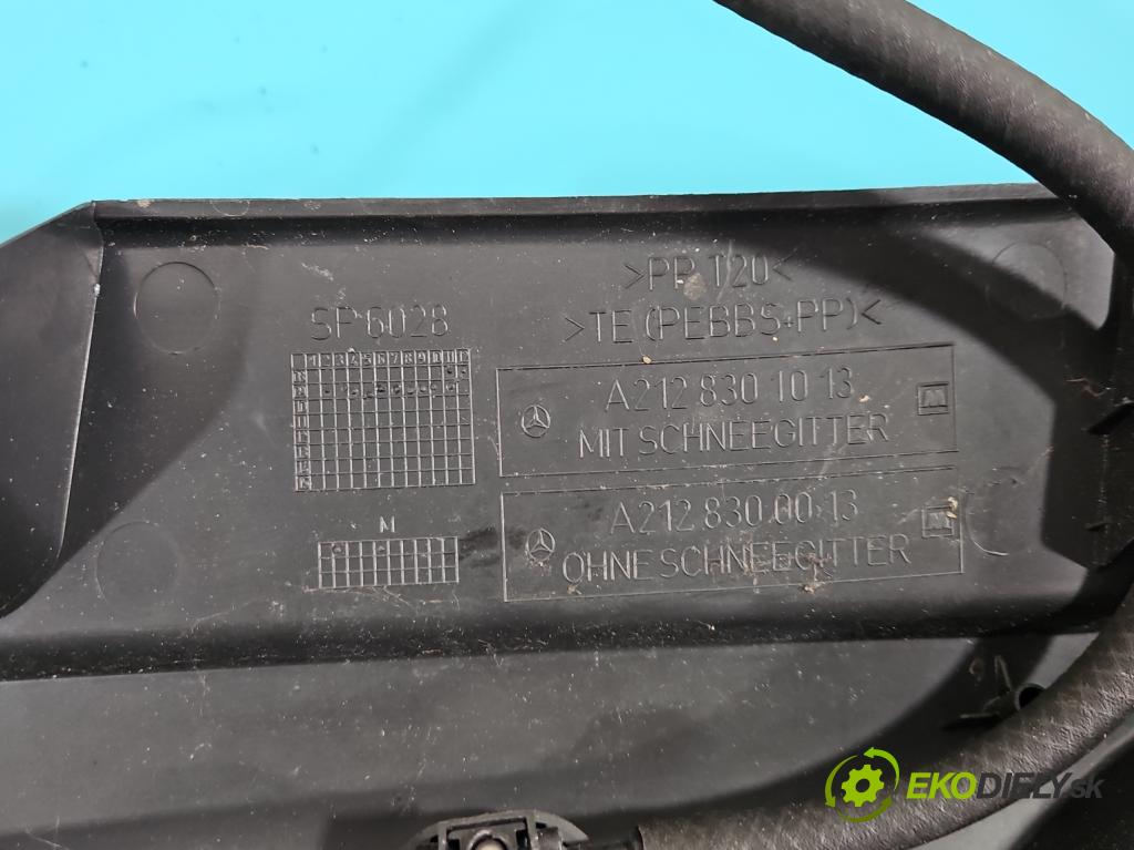 Mercedes E W212 2009-2016 3.0 CDI V6 231 HP automatic 170 kW 3000 cm3 5- torpédo A2128301013 (Torpédo (plast pod čelným sklom))