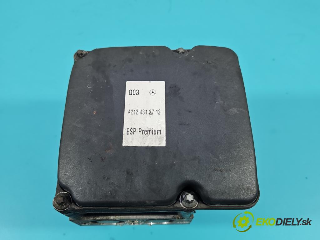 Mercedes E W212 2009-2016 3.0 CDI V6 231 HP automatic 170 kW 3000 cm3 5- čerpadlo abs 0265960357 (Pumpa ABS)