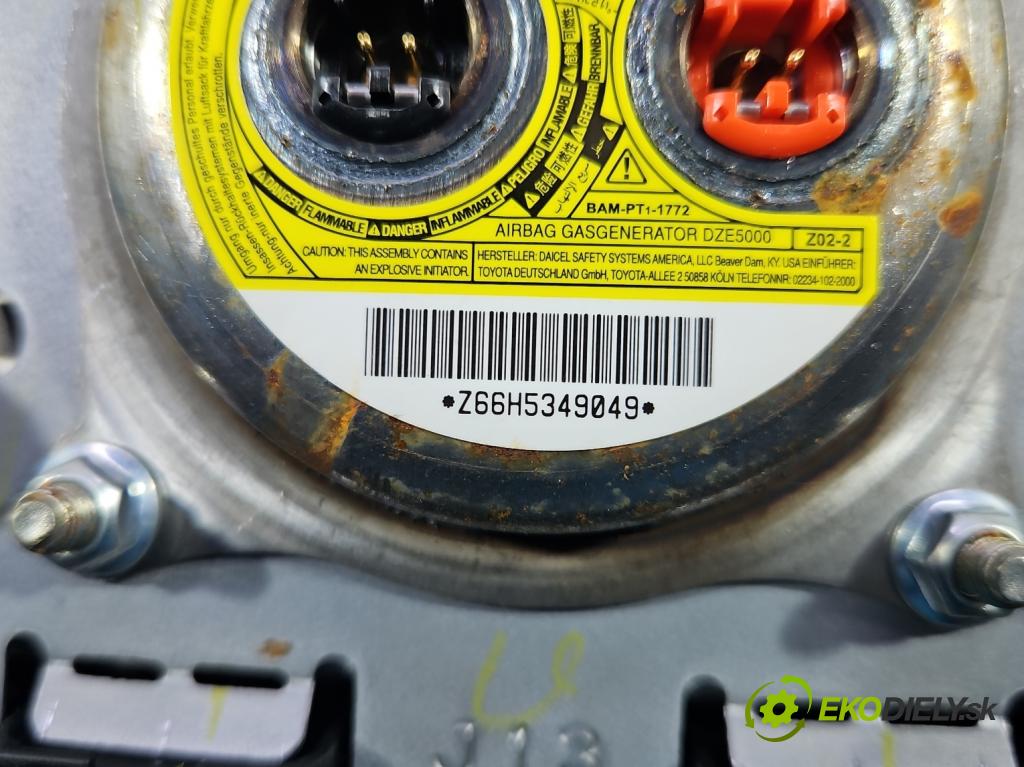 Toyota Avensis III T27 2009-2018 2.0 D4D 143 HP manual 105 kW 1995 cm3 5- airbag vzduch: Řidiči: 3J0S03515AVQ (Airbag)