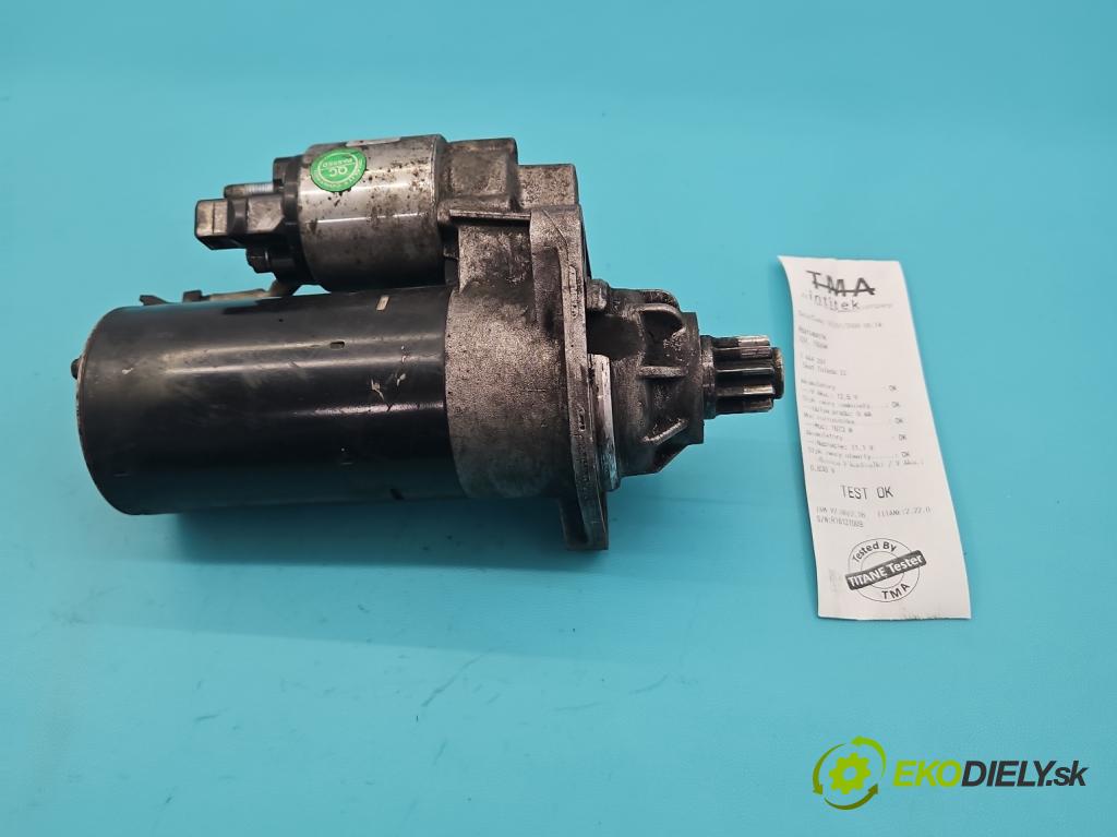 Seat Toledo II 1998-2004 1.9 tdi 150 HP manual 110 kW 1896 cm3 4- štartér 0001125048 (Štartér)