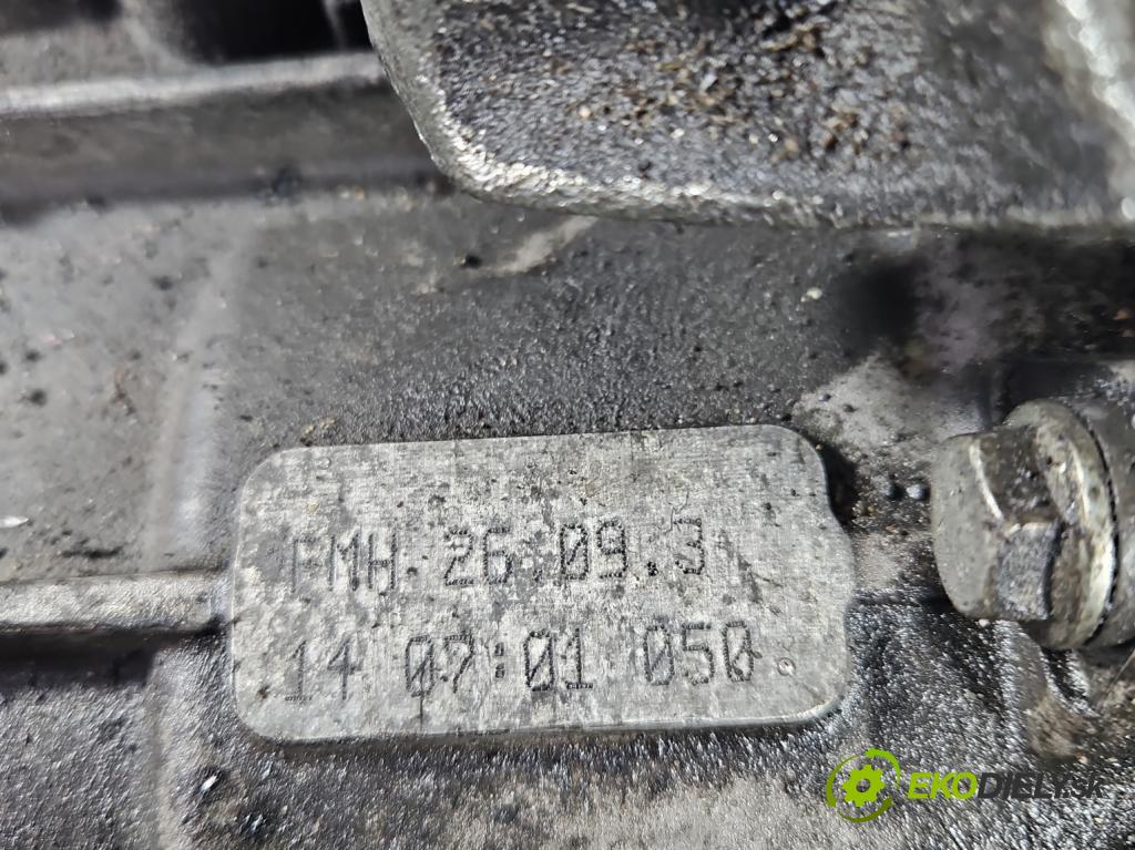 Seat Toledo II 1998-2004 1.9 tdi 150 HP manual 110 kW 1896 cm3 4- prevodovka stupeň,rýchlosť manual FMH