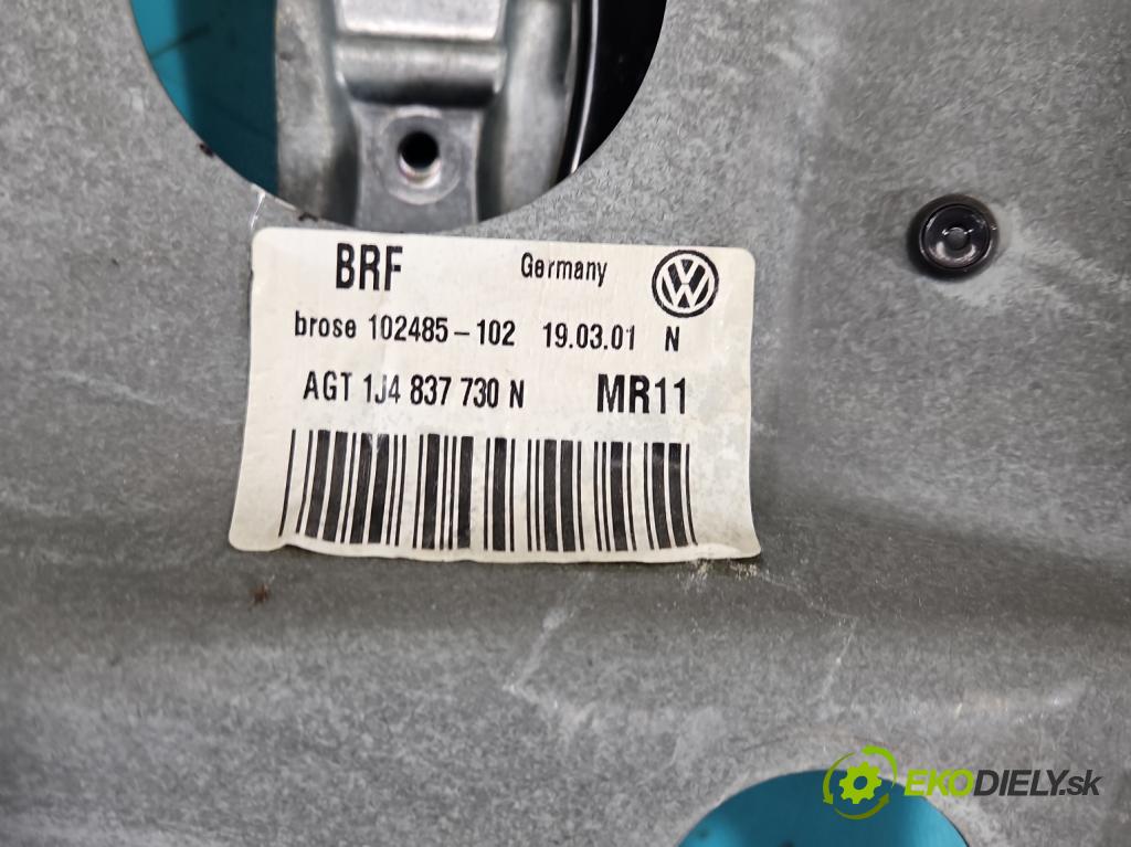 Vw Golf IV 1997-2003 1.9 tdi 90 hp manual 66 kW 1896 cm3 5- mechanismus stahování přední pravý