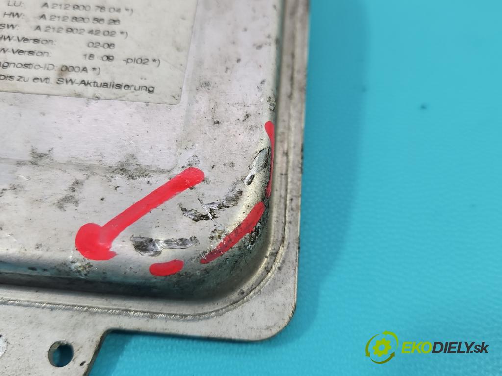 Mercedes E W212 2009-2016 3.0 CDI V6 231 HP automatic 170 kW 3000 cm3 5- střídač: xenon 5DC009060-20 (Riadiaca jednotka xenónu)