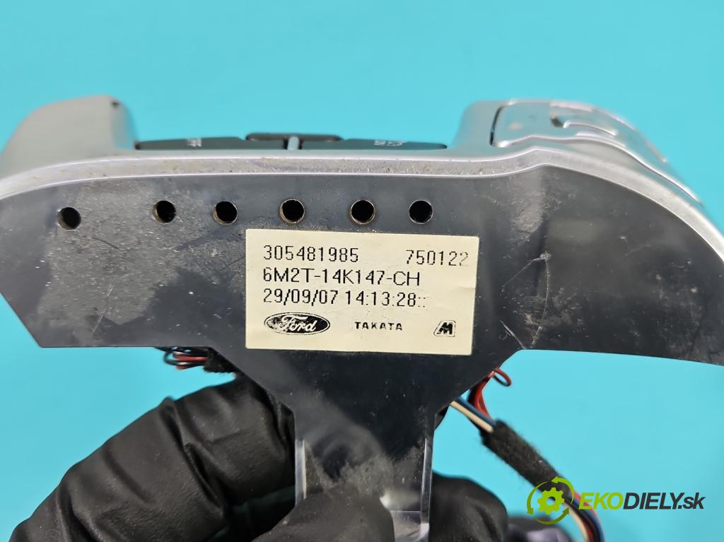 Ford Mondeo Mk4 2007-2014 1.8 tdci 125 HP manual 92 kW 1753 cm3 5- prepínač multifunkční: řízení: 6M2T-14K147-CH (Prepínacie páčky pod volantom)