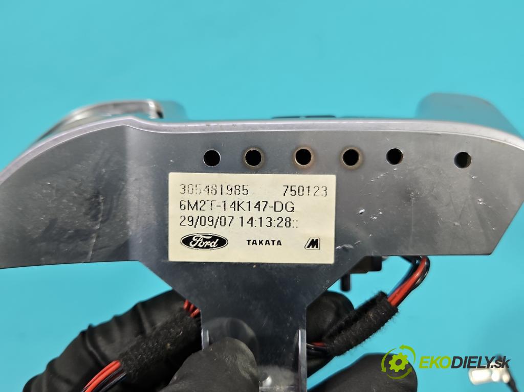 Ford Mondeo Mk4 2007-2014 1.8 tdci 125 HP manual 92 kW 1753 cm3 5- prepínač multifunkční: řízení: 6M2T-14K147-CH (Prepínacie páčky pod volantom)
