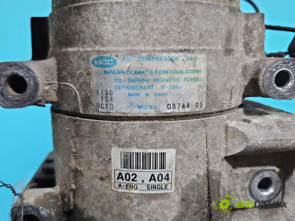 Hyundai H1 II 2007-2023 2.5 crdi (D4CB): 163 HP manual 120 kW 2497 cm3 3- Kompresor: klimatizácie 1190154DCXD (Kompresor klimatizácie)