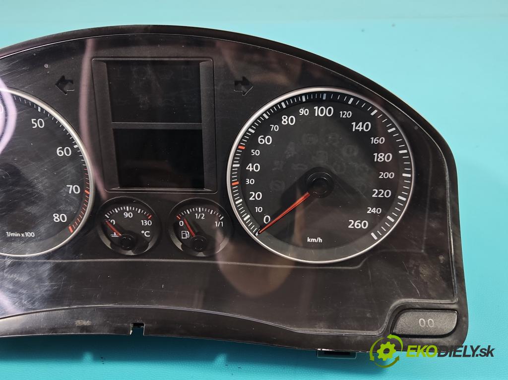 Vw Golf plus 1.6 SR 102 HP manual 75 kW 1595 cm3 5- prístrojovka/ budíky 1K0920951B (Prístrojová doska, displej)