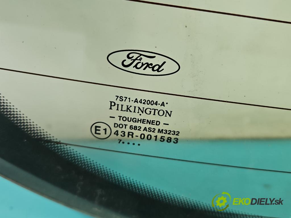 Ford Mondeo Mk4 2007-2014 1.8 tdci 125 HP manual 92 kW 1753 cm3 5- sklo zadná  (Sklo zadné)