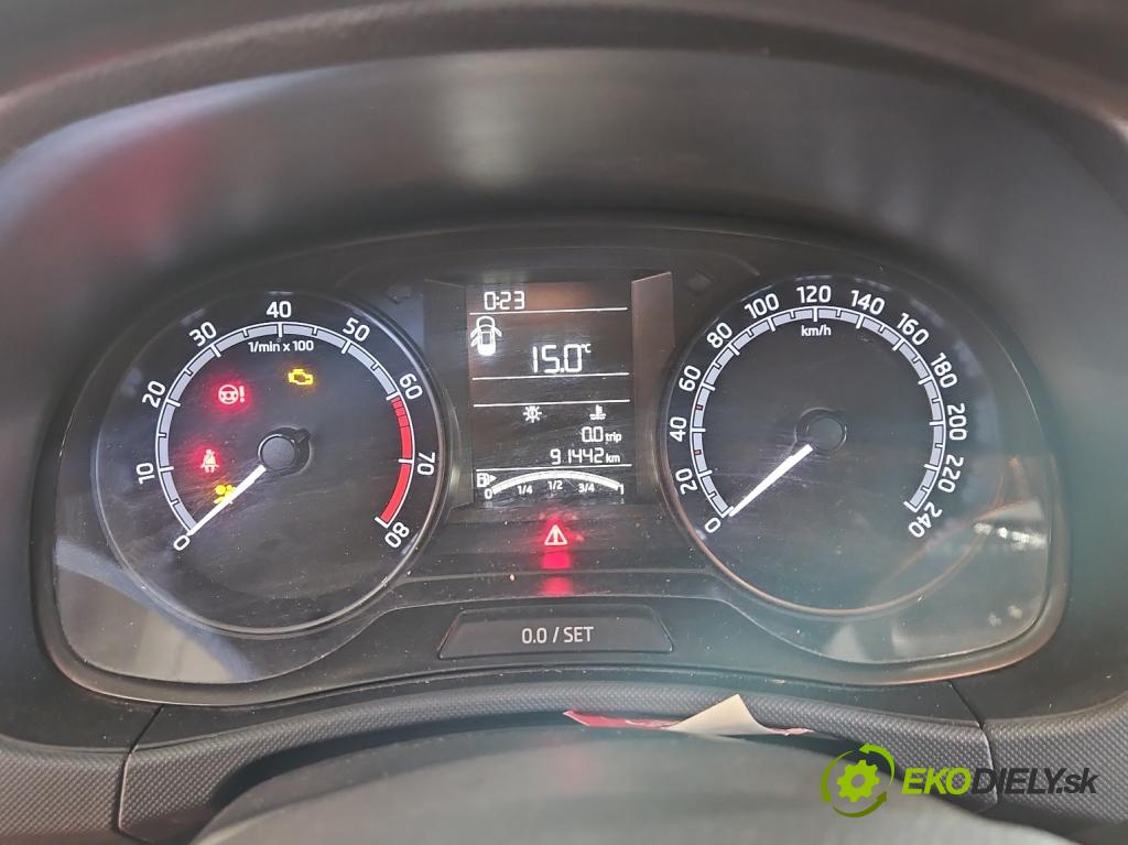 Skoda Fabia III 2014- 2021 1.0 MPI 60 HP manual 44 kW 999 cm3 5- prístrojovka/ budíky 6V0920700D (Prístrojová doska, displej)