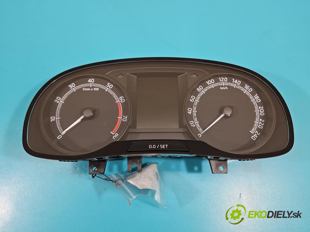 Skoda Fabia III 2014- 2021 1.0 MPI 60 HP manual 44 kW 999 cm3 5- prístrojovka/ budíky 6V0920700D (Prístrojová doska, displej)