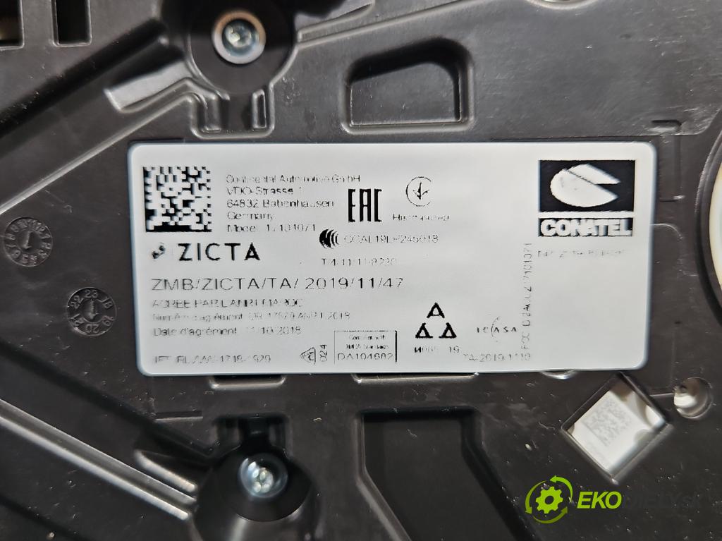 Skoda Fabia III 2014- 2021 1.0 MPI 60 HP manual 44 kW 999 cm3 5- prístrojovka/ budíky 6V0920700D (Prístrojová doska, displej)