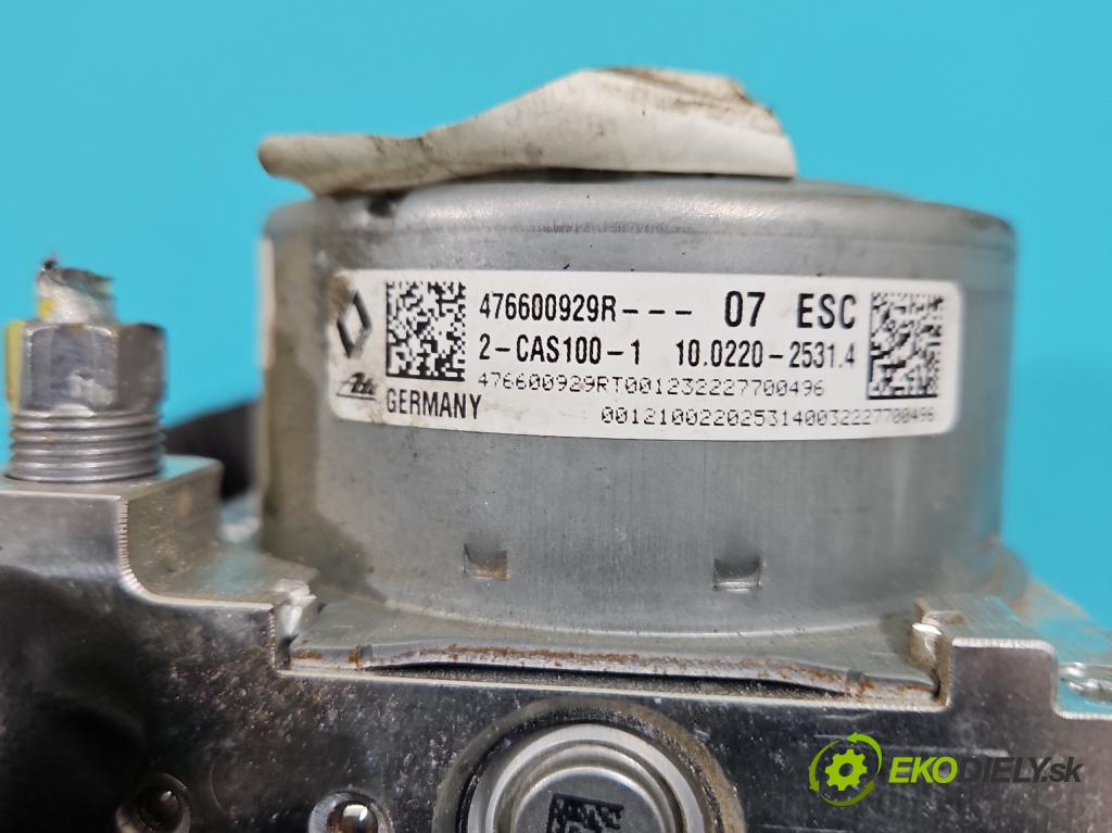 Dacia Sandero III 2020- 1.0 SCe: 91 KM manual 67 kW 999 cm3 5- čerpadlo abs 476604584R (Pumpa ABS)