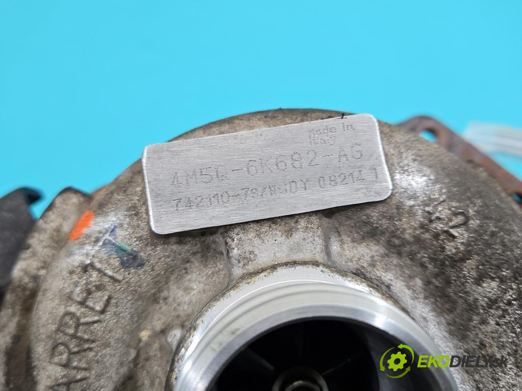 Ford Mondeo Mk4 2007-2014 1.8 tdci 125 hp manual 92 kW 1753 cm3 5- Turbodmychadlo 742110-7 (Turbodúchadla (kompletní))