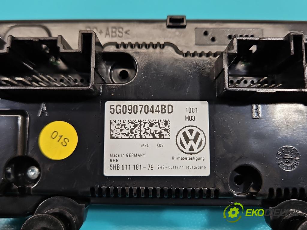 Vw Golf VII 2012-2020 1.6 tdi 110 hp manual 81 kW 1598 cm3 5- palubní deska panel topení 5G0907044BD