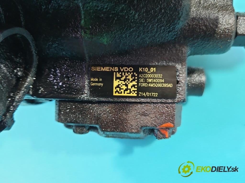 Ford Mondeo Mk4 2007-2014 1.8 tdci 125 HP manual 92 kW 1753 cm3 5- čerpadlo vstrekovacia 5WS40094 (Vstrekovacie čerpadlo)