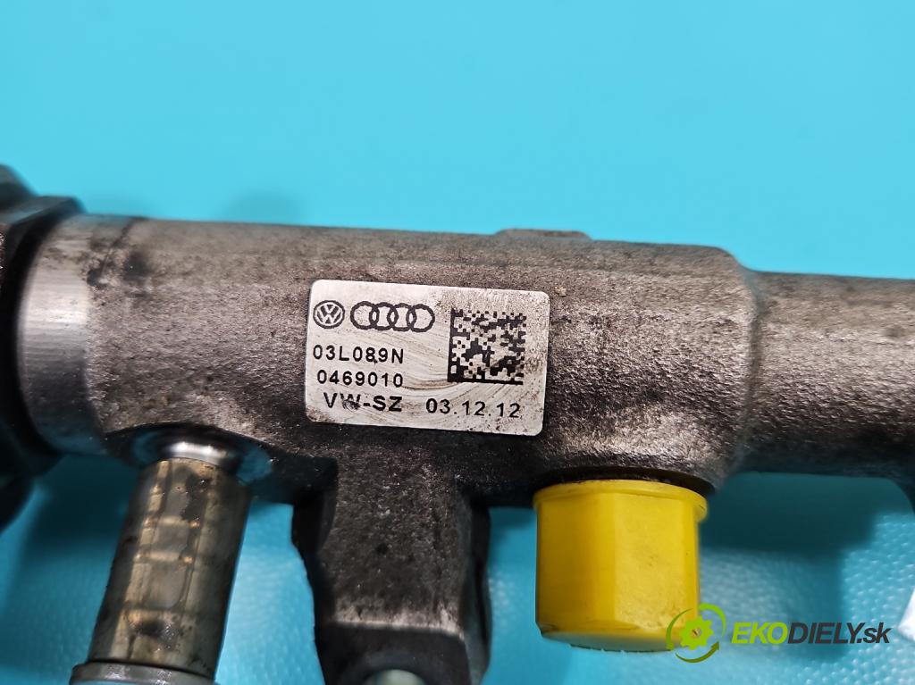 Vw Passat B7 2010-2014 2.0 tdi 140 HP manual 103 kW 1968 cm3 5- lišta vstrekovacia 03L089N (Vstrekovacia lišta)