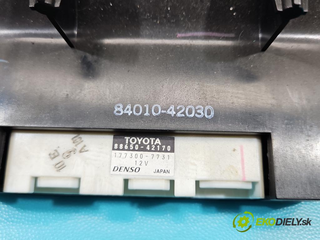 Toyota Rav4 II 2000-2005 2.0 D4D 116 HP manual 85 kW 1995 cm3 5- panel kúrenia 88650-42170