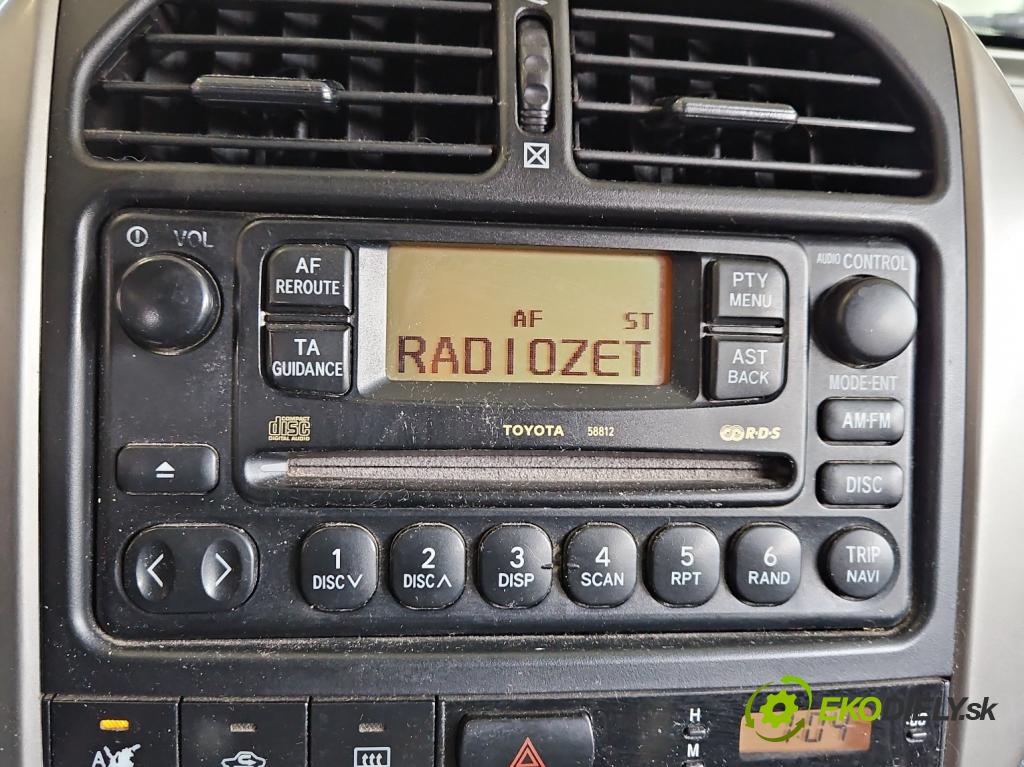 Toyota Rav4 II 2000-2005 2.0 D4D 116 HP manual 85 kW 1995 cm3 5- Radio originál 86120-42130
