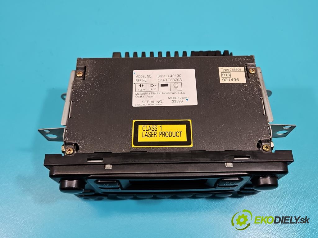 Toyota Rav4 II 2000-2005 2.0 D4D 116 HP manual 85 kW 1995 cm3 5- Radio originál 86120-42130