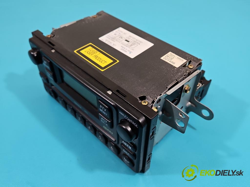 Toyota Rav4 II 2000-2005 2.0 D4D 116 HP manual 85 kW 1995 cm3 5- Radio originál 86120-42130