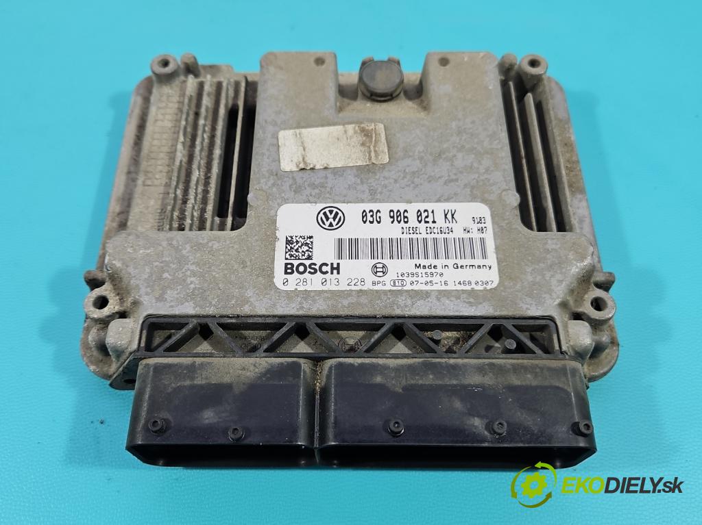 Vw Golf V 2003-2009 2.0 tdi 140 HP automatic 103 kW 1968 cm3 3- riadiaca jednotka motora 03G906021KK
