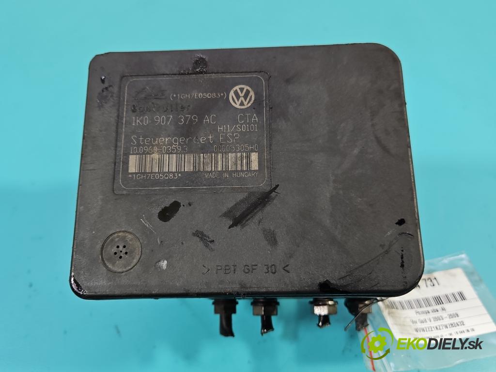 Vw Golf V 2003-2009 2.0 tdi 140 hp automatic 103 kW 1968 cm3 3- čerpadlo abs 1K0907379AC (Pumpy brzdové)