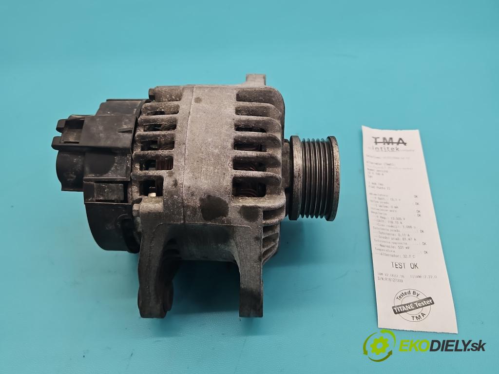 Fiat Punto II 1999-2010 1.9 jtd 86 HP manual 63 kW 1910 cm3 5- Alternator 46782213 (Alternátor)