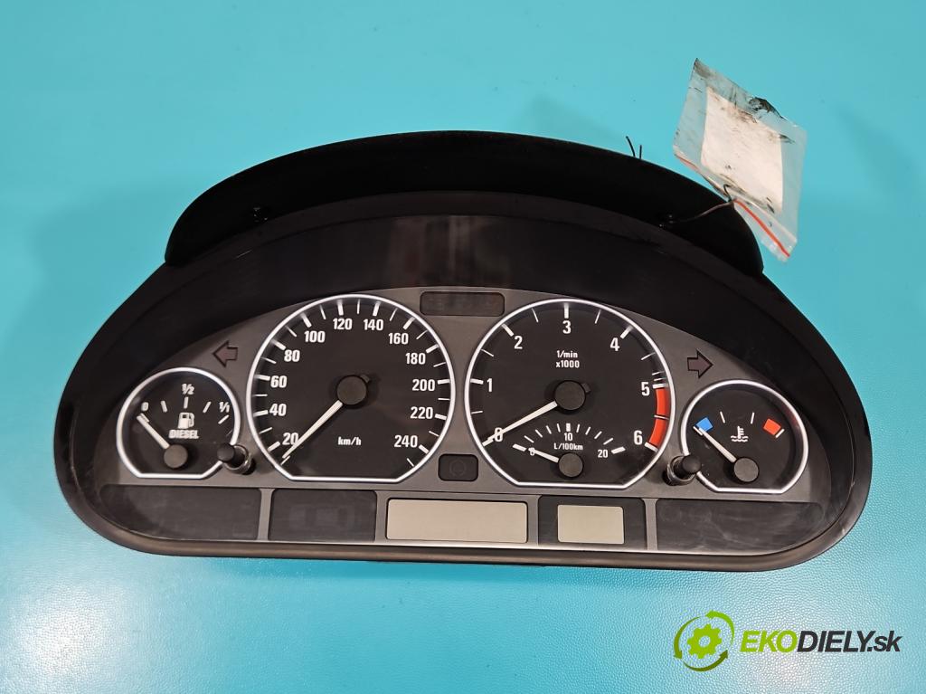 Bmw 3 E46 1998-2007 2.0d 150 HP automatic 110 kW 1995 cm3 5- prístrojovka/ budíky 6932909 (Prístrojová doska, displej)
