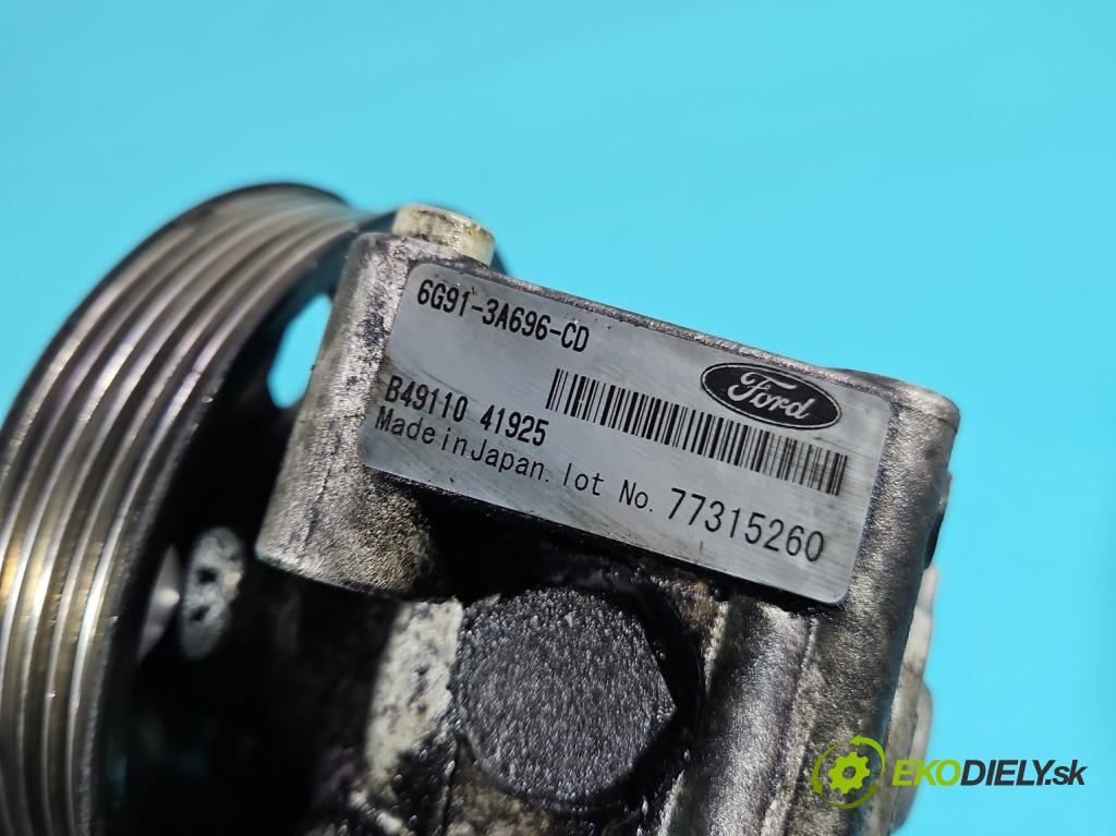 Ford Mondeo Mk4 2007-2014 1.8 tdci 125 HP manual 92 kW 1753 cm3 5- čerpadlo posilovač 6G91-3A696-CD (Servočerpadlo, pumpa riadenia)