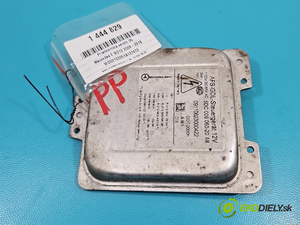Mercedes E W212 2009-2016 3.0 CDI V6 231 HP automatic 170 kW 3000 cm3 5- střídač: xenon 5DC009060-20 (Riadiaca jednotka xenónu)