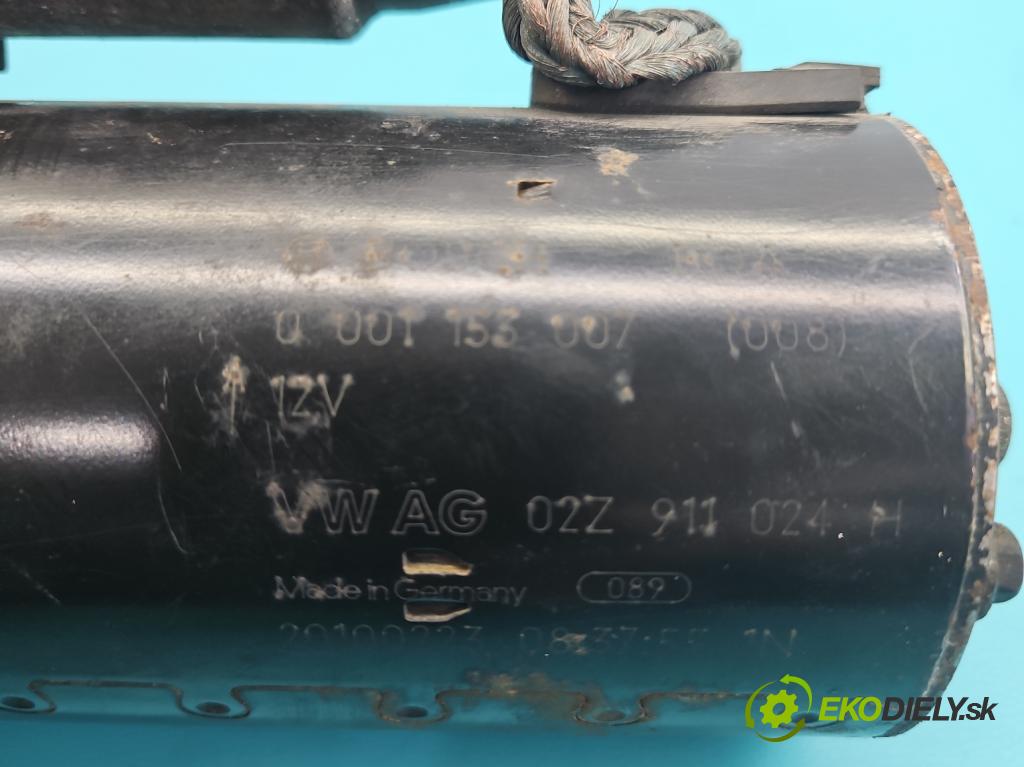 Vw Golf VI 2008-2013 1.6 tdi 105 HP manual 77 kW 1598 cm3 5- štartér 0001153007 (Štartér)