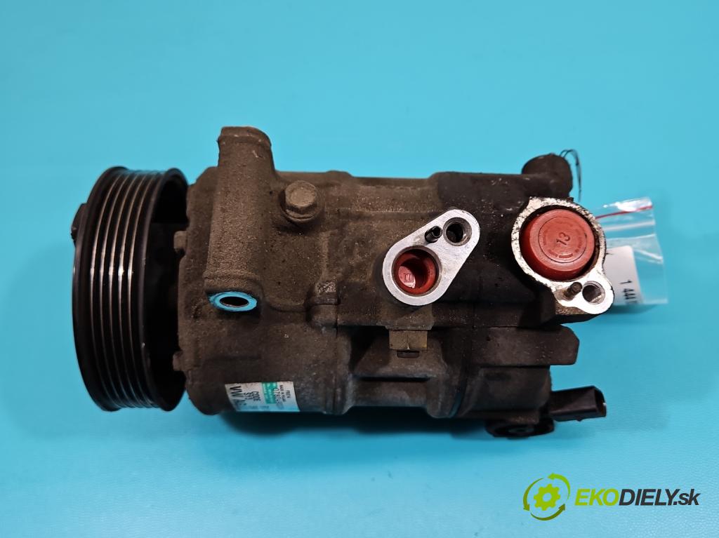 Vw Golf VI 2008-2013 1.6 tdi 105 HP manual 77 kW 1598 cm3 5- Kompresor: klimatizácie 5N0820803 (Kompresor klimatizácie)