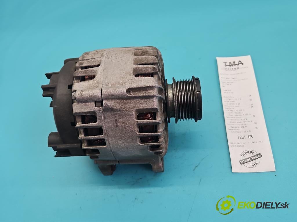 Vw Golf VI 2008-2013 1.6 tdi 105 HP manual 77 kW 1598 cm3 5- Alternator 03L903023A (Alternátor)