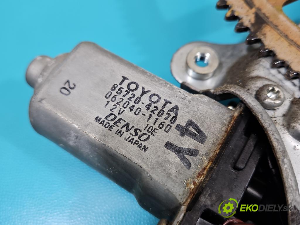 Toyota Rav4 II 2000-2005 2.0 D4D 116 hp manual 85 kW 1995 cm3 5- mechanismus stahování přední levý 85720-42070