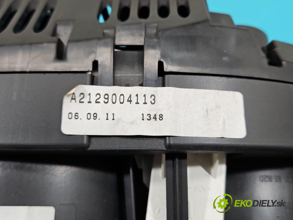 Mercedes E C207/ A207 3.0 cdi 265KM automatic 195 kW 2987 cm3 2- prístrojovka/ budíky A2129004113 (Prístrojová doska, displej)