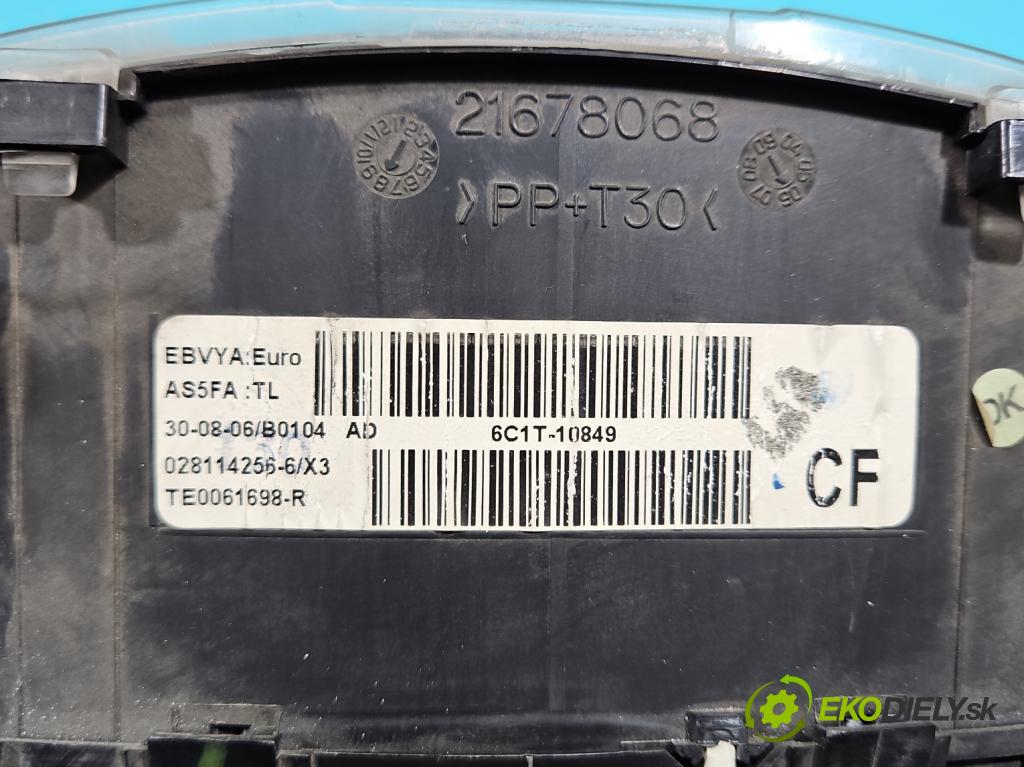 Ford Transit 2006-2013 2.2 tdci 110 HP manual 81 kW 2198 cm3 5- prístrojovka/ budíky 6C1T-10849-CF (Prístrojová doska, displej)