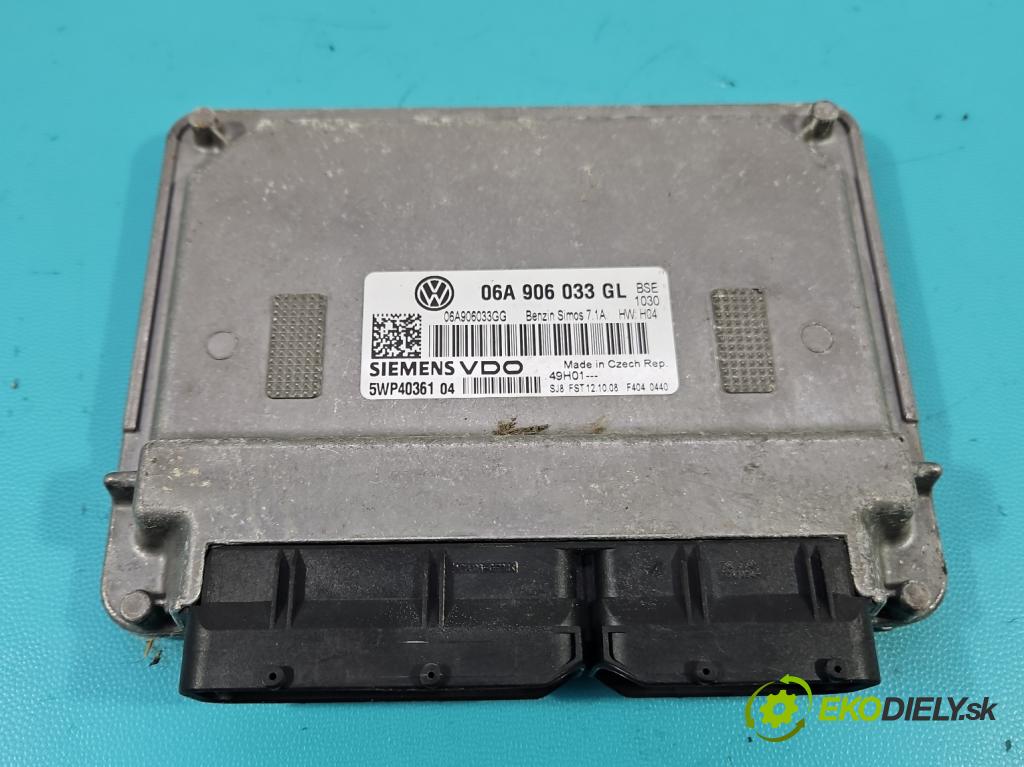 Vw Golf plus 1.6 SR 102 HP manual 75 kW 1595 cm3 5- riadiaca jednotka motora 06A906033GL
